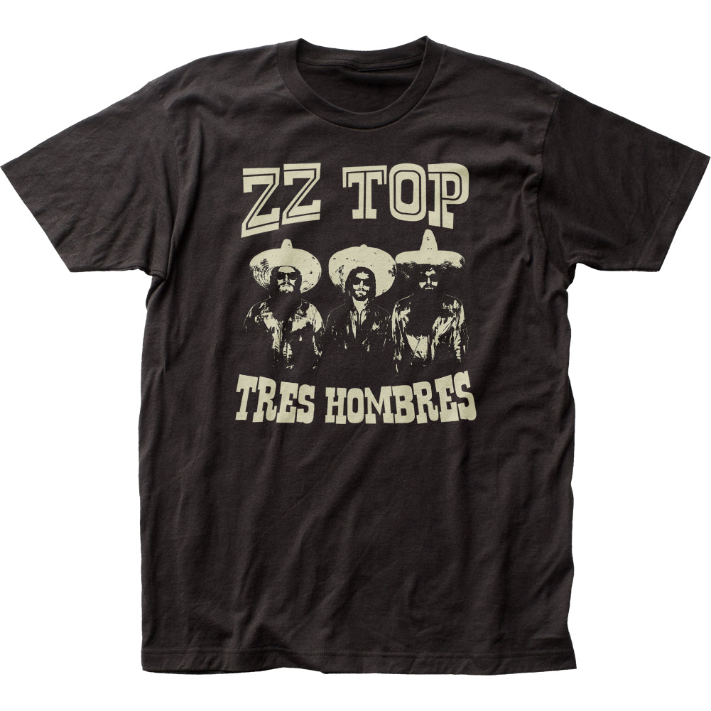 ZZ Top Tres Hombres Mens T Shirt Black