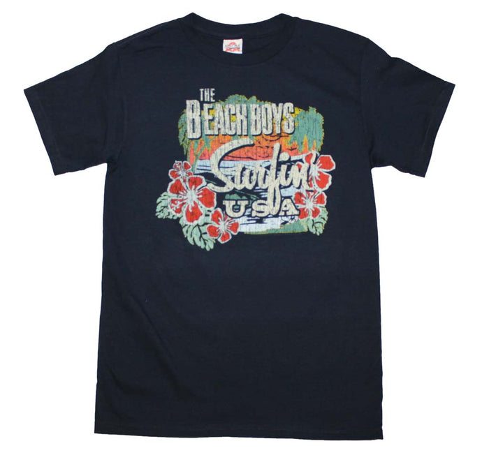 Beach Boys Surfing USA Tropical Mens T Shirt