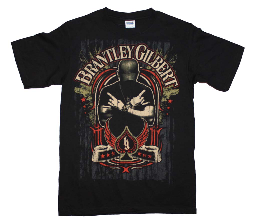 Brantley Gilbert Crossed Arms Mens T Shirt