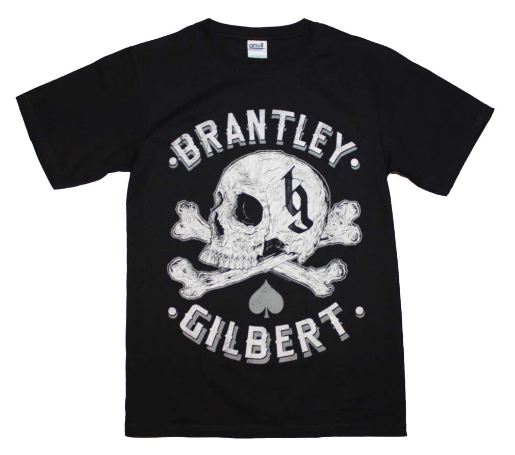 Brantley Gilbert Skull Mens T Shirt