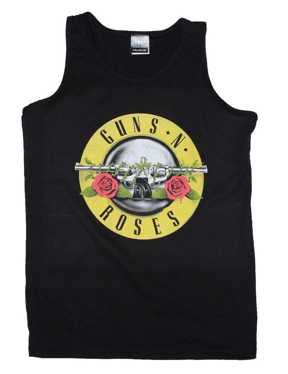 Guns n Roses Logo Mens Muscle Tank Top Shirt Black