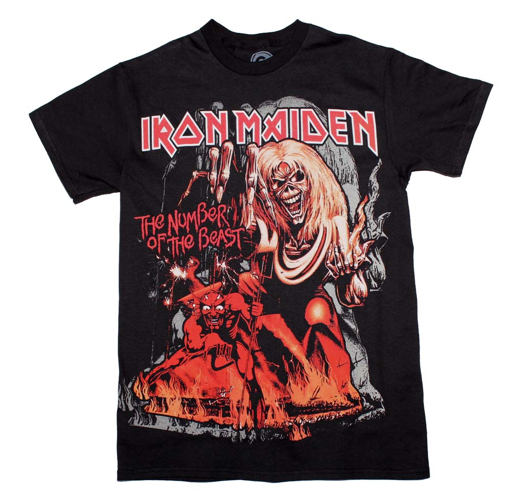 Iron Maiden Number of the Beast Mens T Shirt