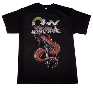Ozzy Osbourne Vintage Snake Mens T Shirt