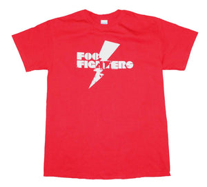 Foo Fighters Red Lightning Mens T Shirt