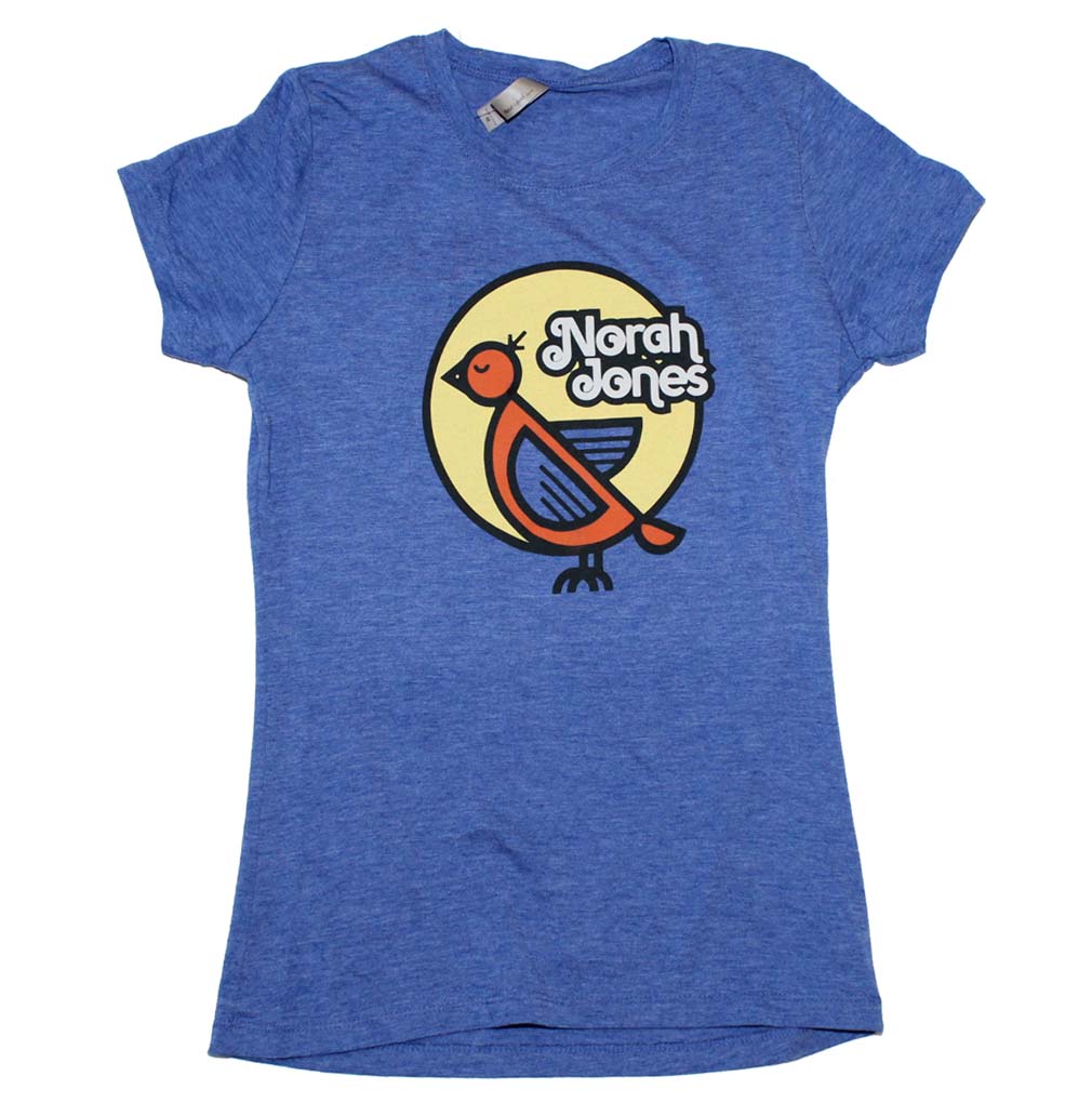 Nora Jones Bird Womens Juniors T Shirt