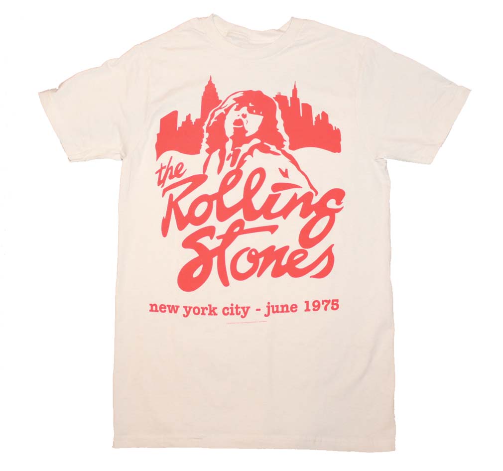 Rolling Stones Mick June 1975 Mens T Shirt