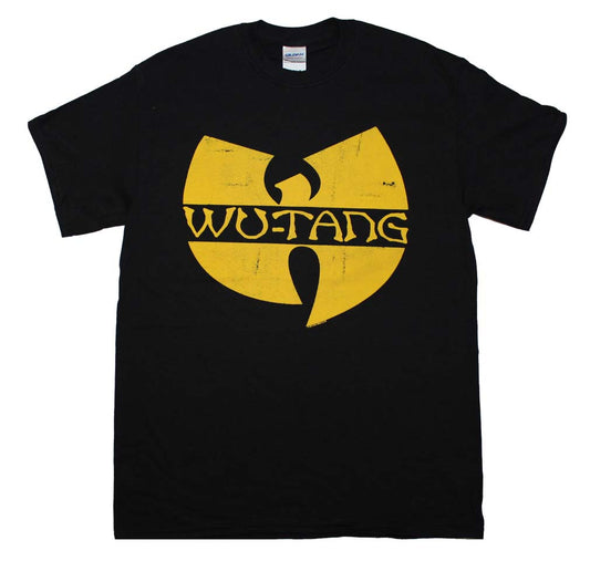 Wu Tan Clan Classic Yellow Logo Mens T Shirt